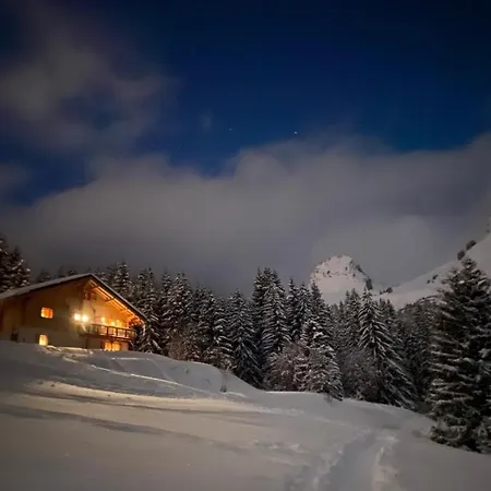 Grand Au Praz De Lys 木屋